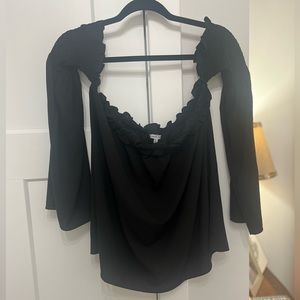 Naked Zebra black top size L